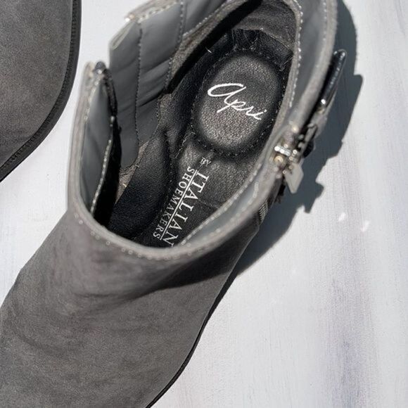 APRI‎ ankle boots by italian shoemakers lariat GRAY - Picture 6 of 7